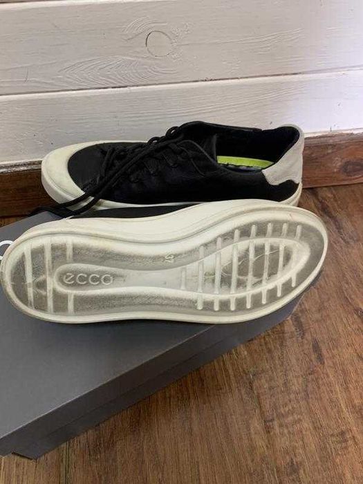 Кожаные сникерсы кеды кроссовки ecco flexure t-cap р 37