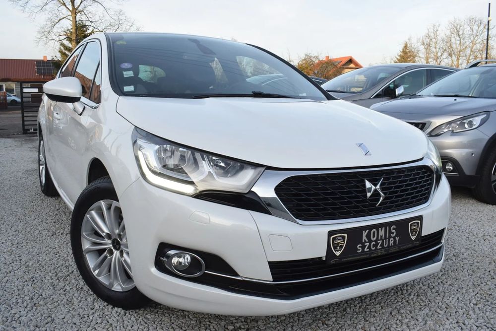 DS Automobiles DS 4 DS 4 1.2 Benzyna Super Stan, Klima, Alusy, Serwis Opłacony