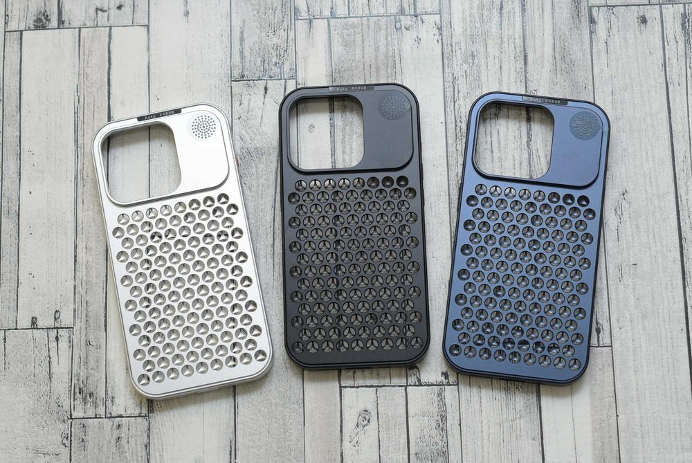 Противоударный алюминиевый топ чехол IPhone в стиле Mac Pro Magsafe