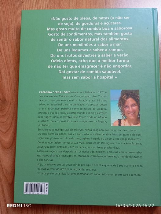 Livro"pelo mundo com os tachos"