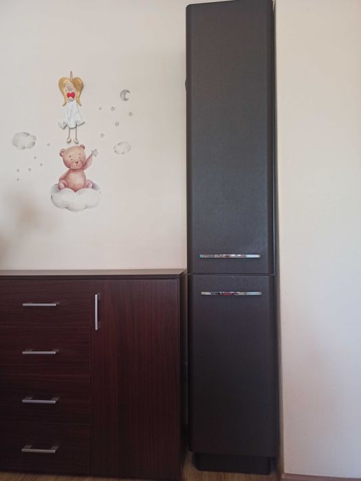 Slupek wenge ciemnobrazowy