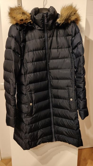 Tommy Hilfiger granatowy puchowy