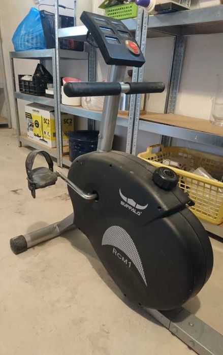 Rower treningowy stacjonarny poziomy leżący Buffalo RMC1