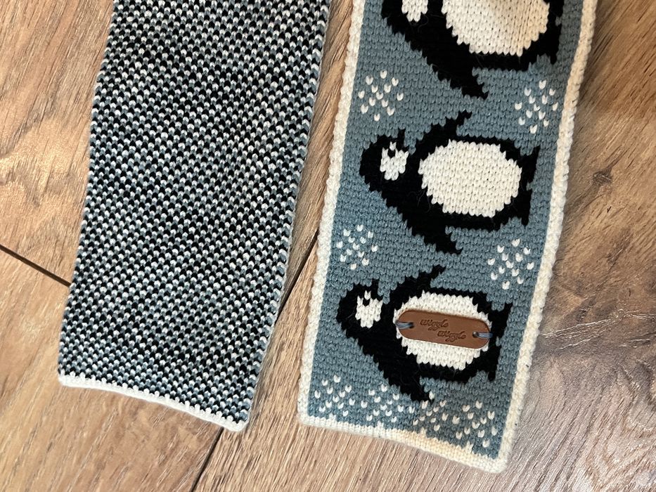 Uroczy szalik w pingwiny – weegle weegle (koreańska marka)