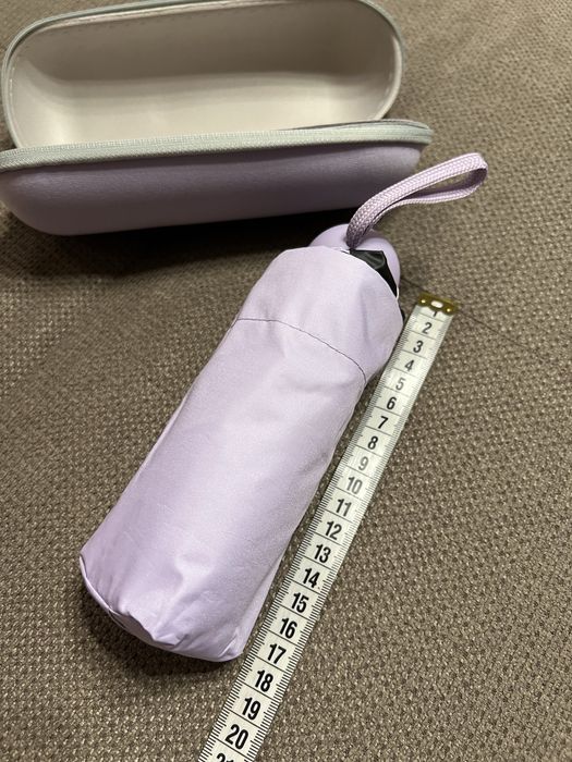 Женский зонт, портативный, с футляром