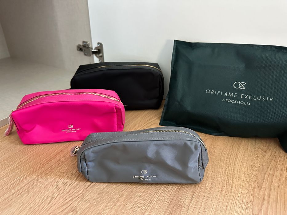 3 Bolsas de Maquilhagem Oriflame