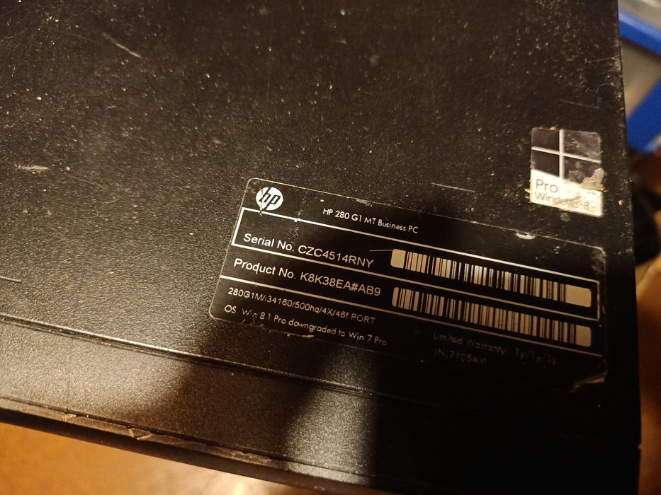 Desktop HP 280 G1 MT business