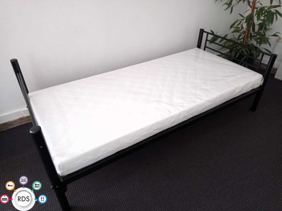 Łóżko metalowe pojedyncze lub piętrowe łóżka jednoosobowe hotelowe