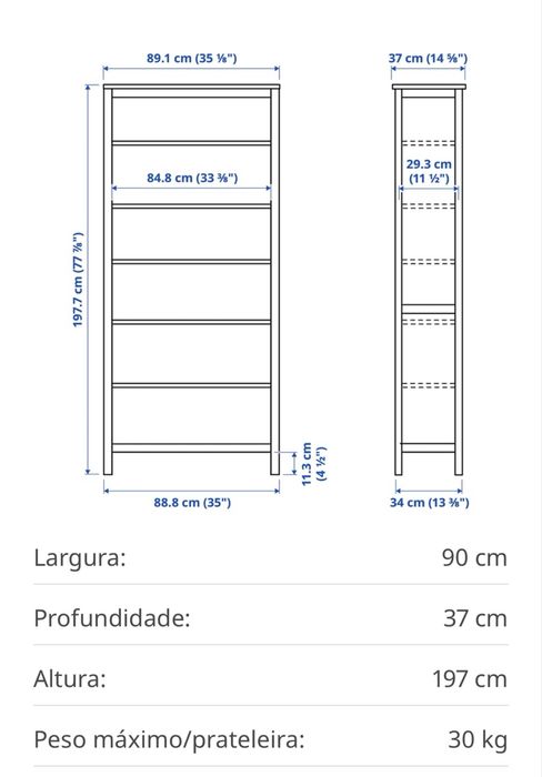 Estante Hemnes Ikea