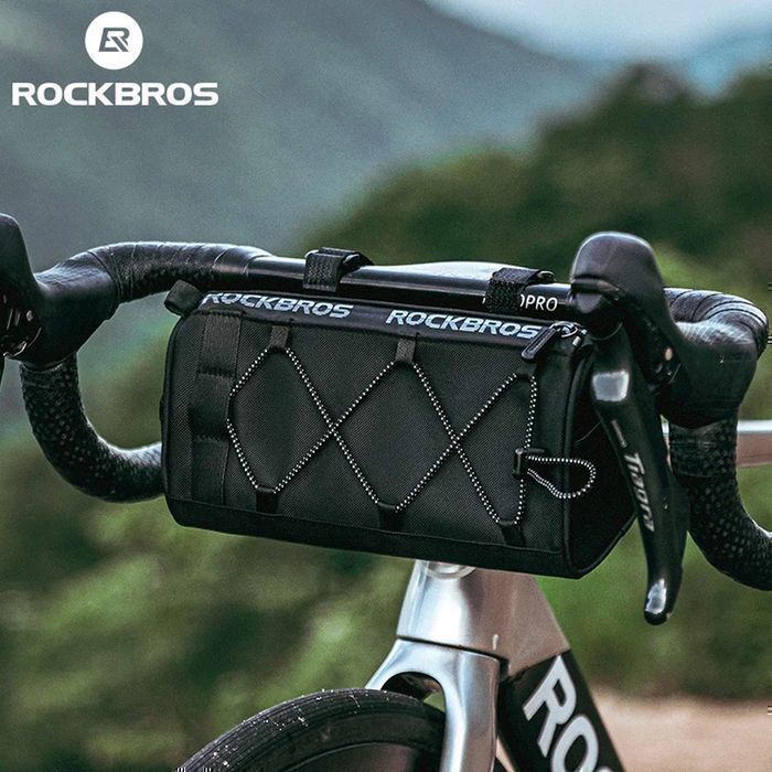 Torba rowerowa Rockbros na kierownicę - czarna