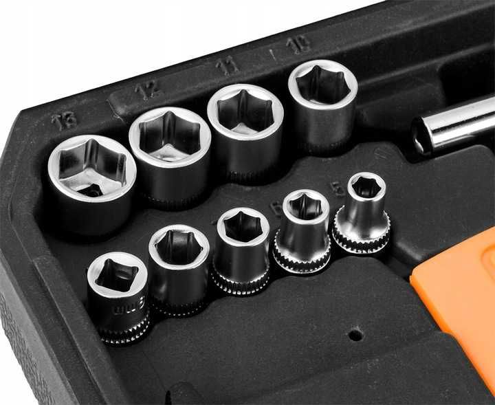 Zestaw Narzędzi Uniwersalny 60 el. Klucze Nasadowe Walizka NEO TOOLS