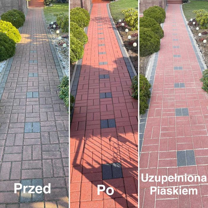 Mycie kostki oraz pielęgnacja ogrodu