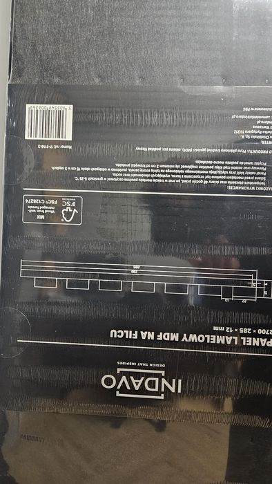 Panele ścienne 3D Lamele na filcu Natural Dąb 270x28,5 - 7 lameli