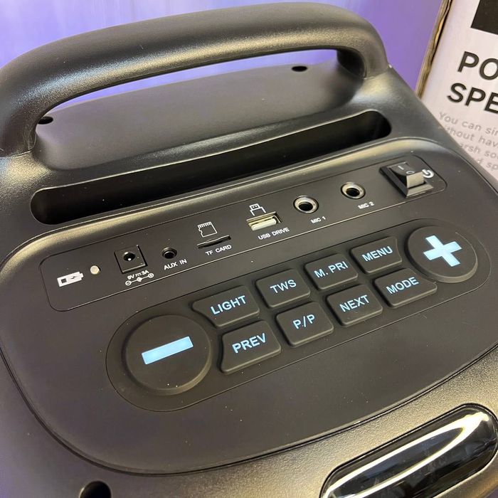 Портативна Bluetooth-колонка TTD-2016 з лямками-рюкзаком