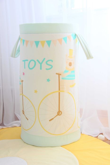 Кошик для іграшок з авторським принтом