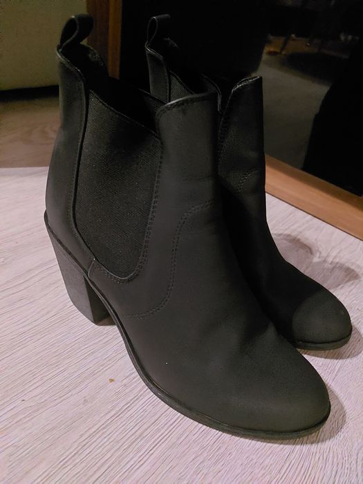 Botki na obcasie buty damskie