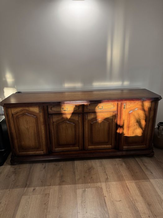 Długa Komoda Dębowa 200cm. Ciężka i Solidna. Styl Rustykalny