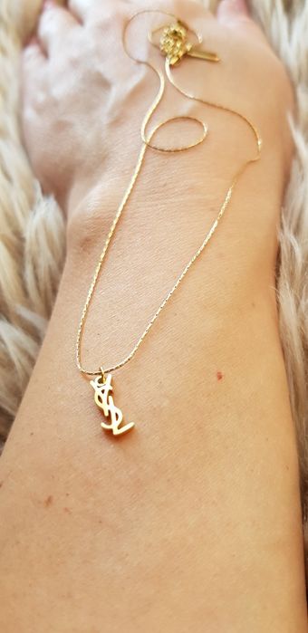 Celebrytka łańcuszek złoty Y .S. L nowy