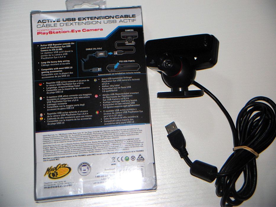 Playstation eye camera + Madcatz Active USB 4.6M
