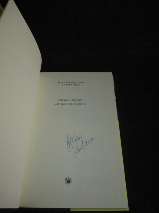 Livro Rafael Nadal Cronica de un Fenomeno