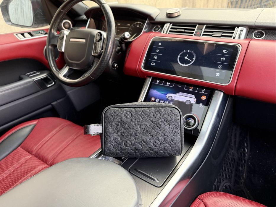 Косметичка LOUIS VUITTON барсетка сумка мужская черная