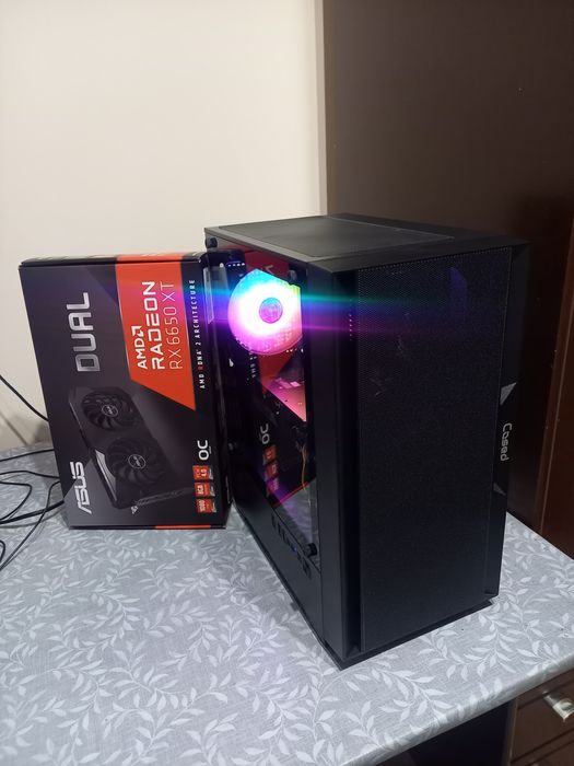 Komputer Ryzen 5 8400f B650m Rx 6650 XT  Nvme m2