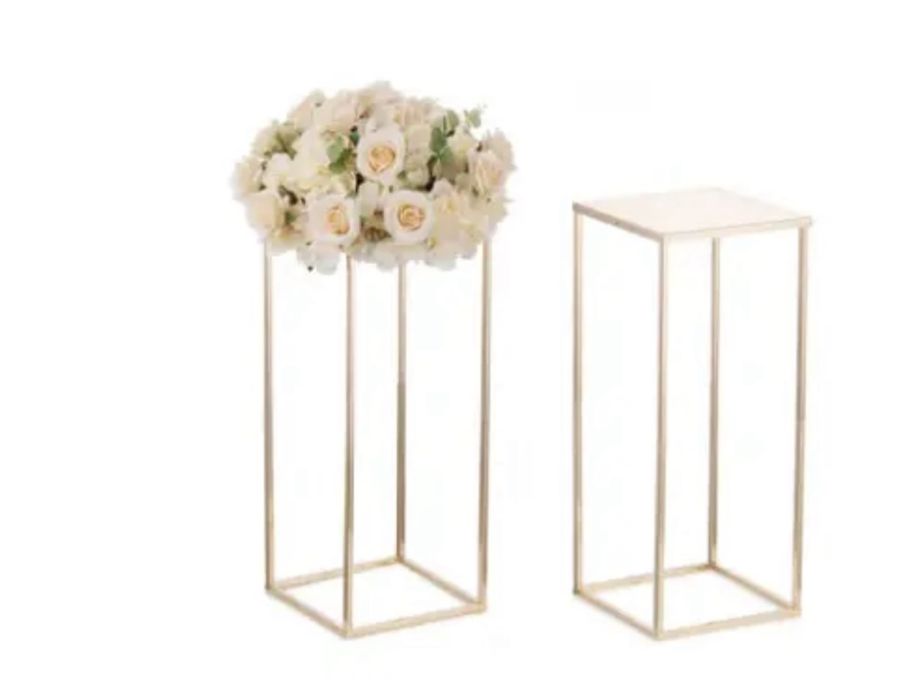 wazony kolumnowe z panelem metalowym