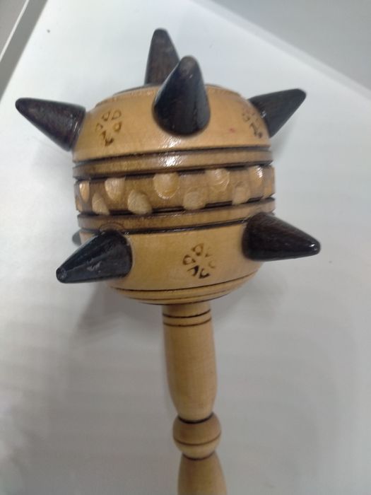 Булава сувенир из дерева 40 см