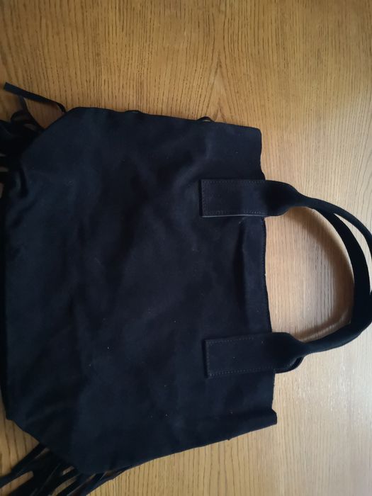 Piękny skórzany worek