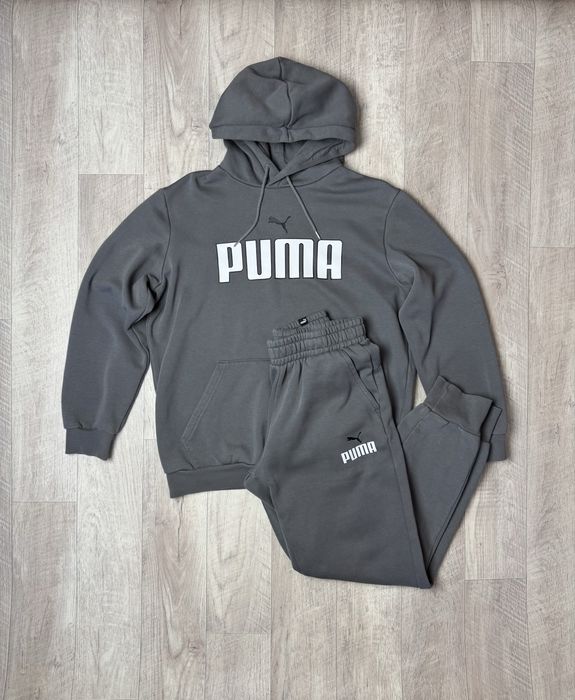 Спортивный костюм Puma размер S оригинал серый пума женский худи штаны