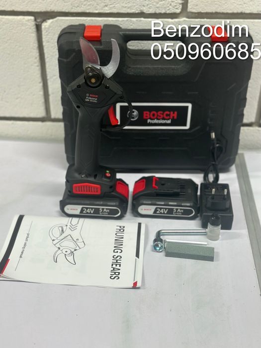 Акціна ціна!!! Акумуляторний секатор BOSCH Professional GBA ES24LI