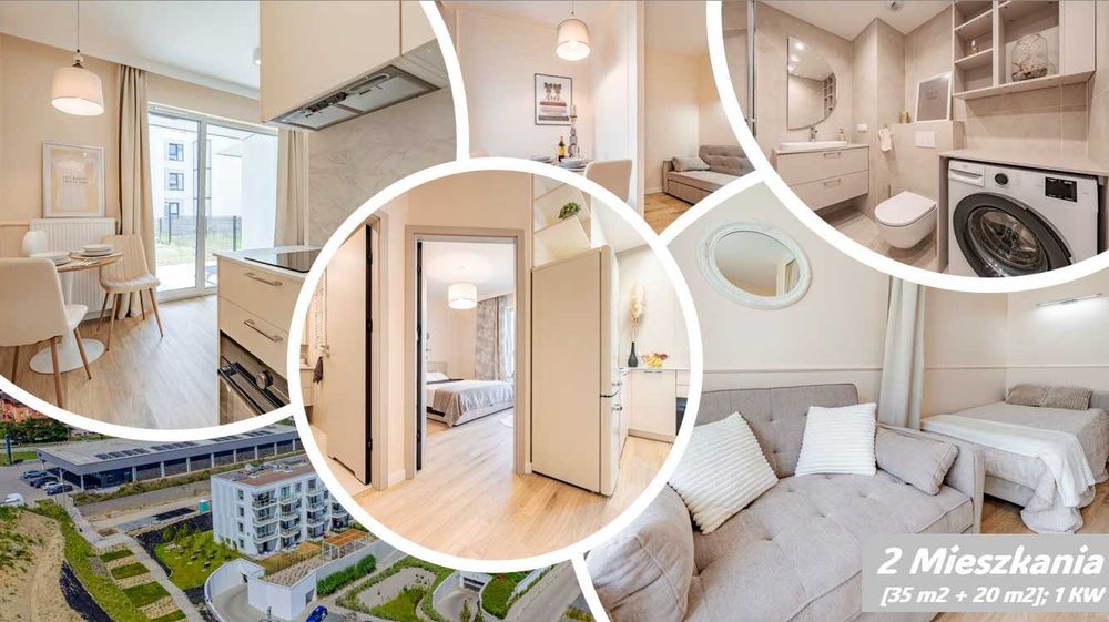 Sprzedam 2pak; [Gotowiec, 35m2 + 20m2]; ROI = 7% na Jasieniu