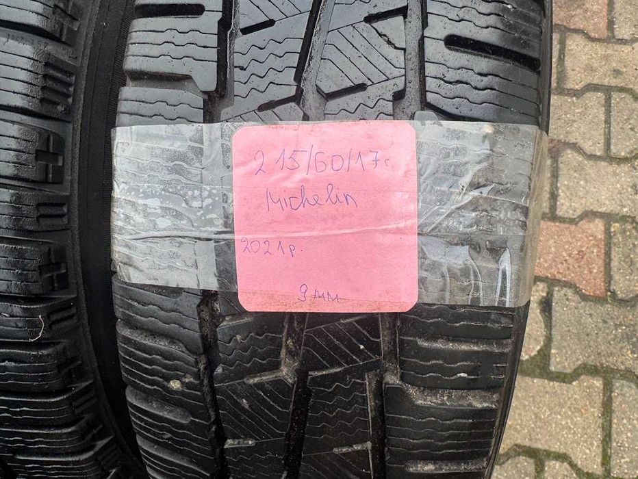 шини скати колеса 215 60 17С Michelin 9 mm 2021 p 2 шт зима