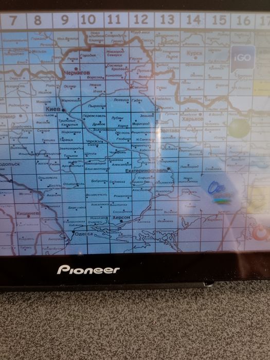 GPS навигатор с картами трехверстовками для копа..