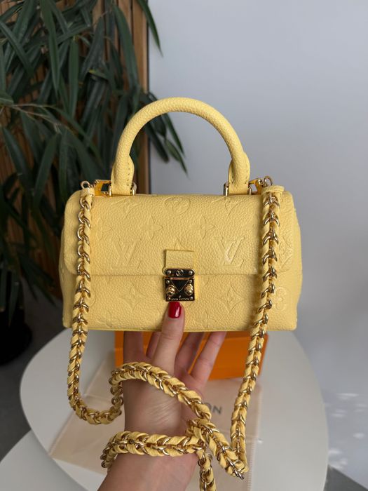 Сумка Louis Vuitton / сумочка луї віттон жовта рожева
