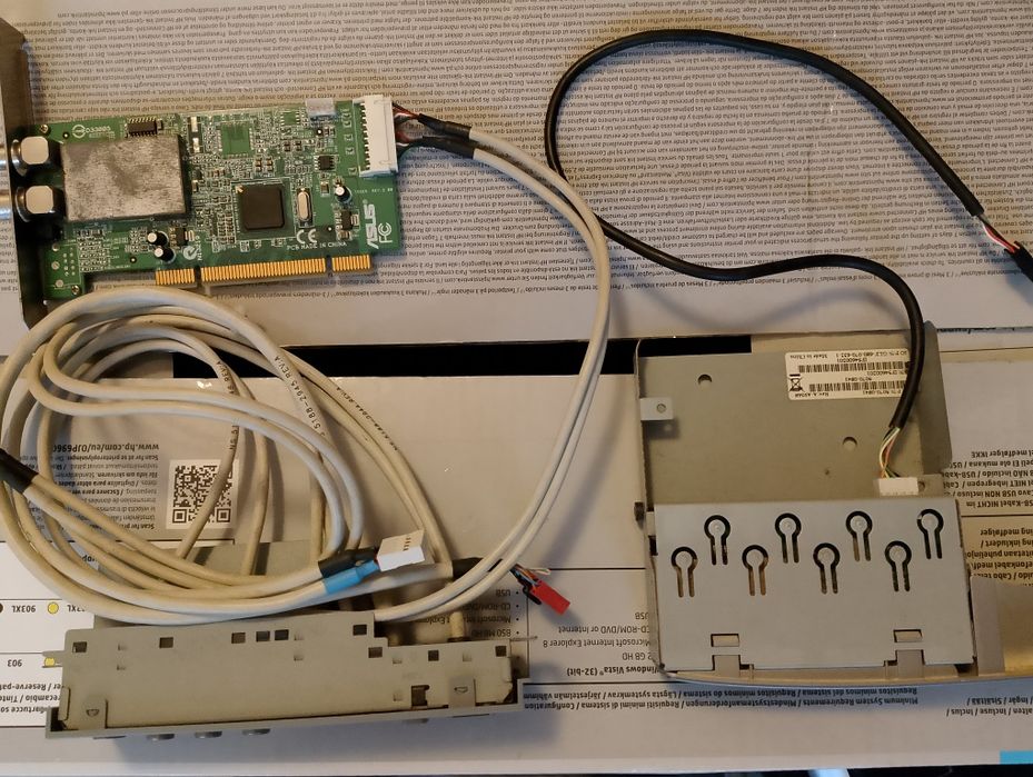 Placa Leitor de Cartões + Placa tv + Áudio