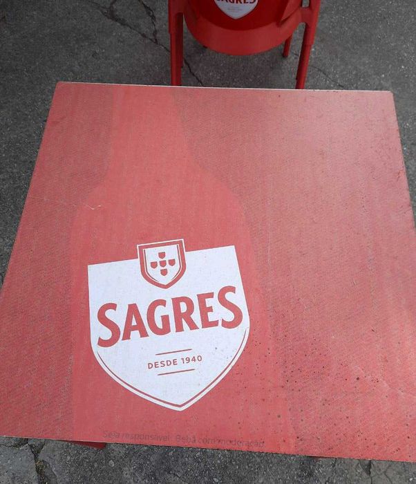 Conjunto Esplanada usados - 20 Mesas e 80 cadeiras