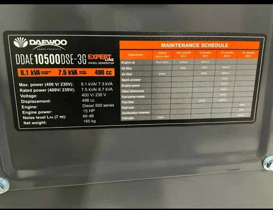 Gerador 8,1 Kwa Daewoo NOVO