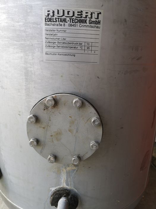 BUFOR Zasobnik 500L stal nierdzewna