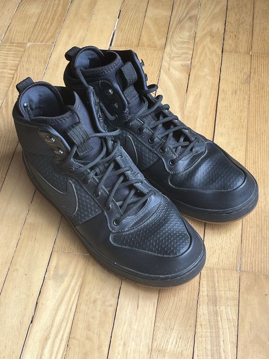 Nike Ebernon Mid Winter 45 EUR — зимові кросівки Triple Black