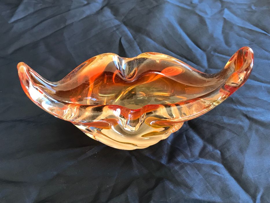 Cinzeiros Vintage Antigos em Cristal de Murano Italiano