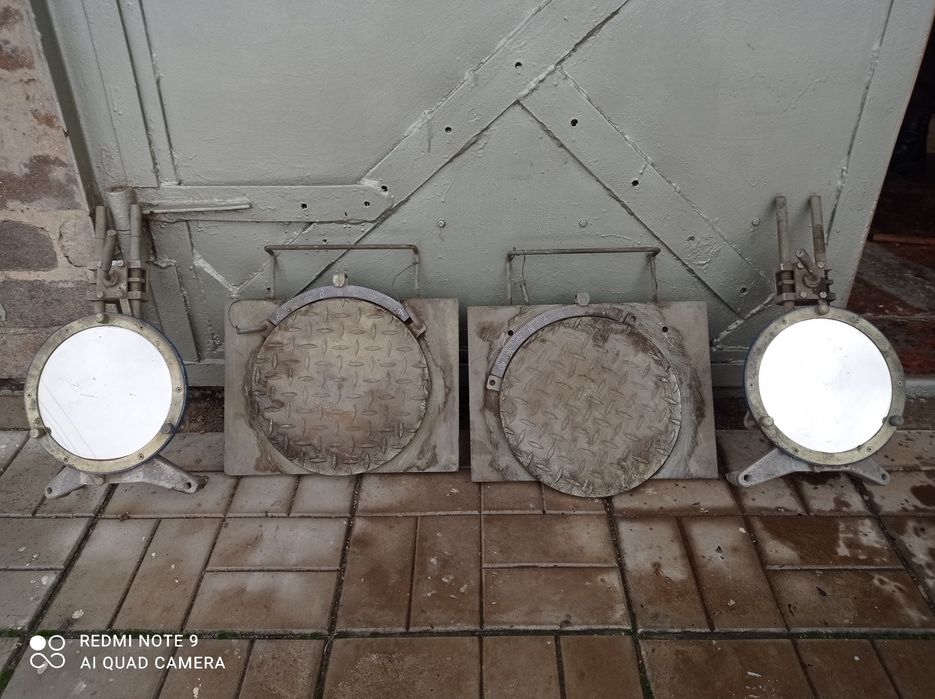 Поворотные круги и зеркала для стенда развал-схождения