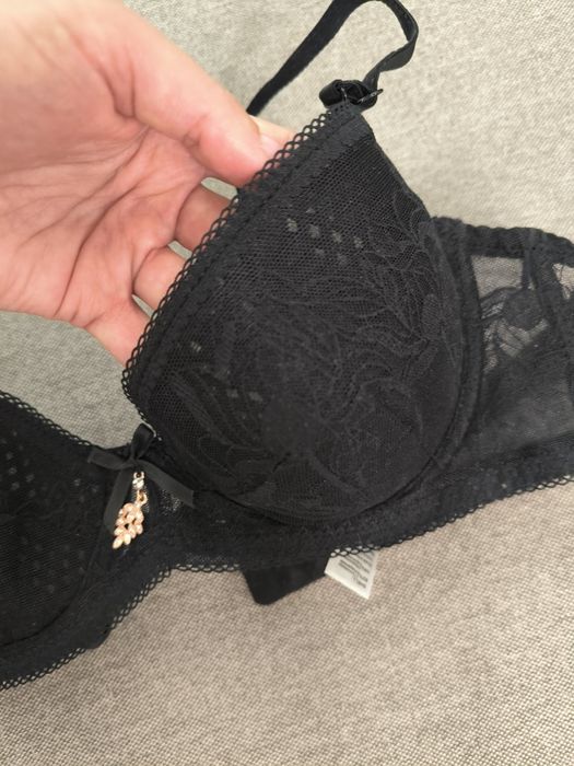 Бюстгальтер чорний 75В