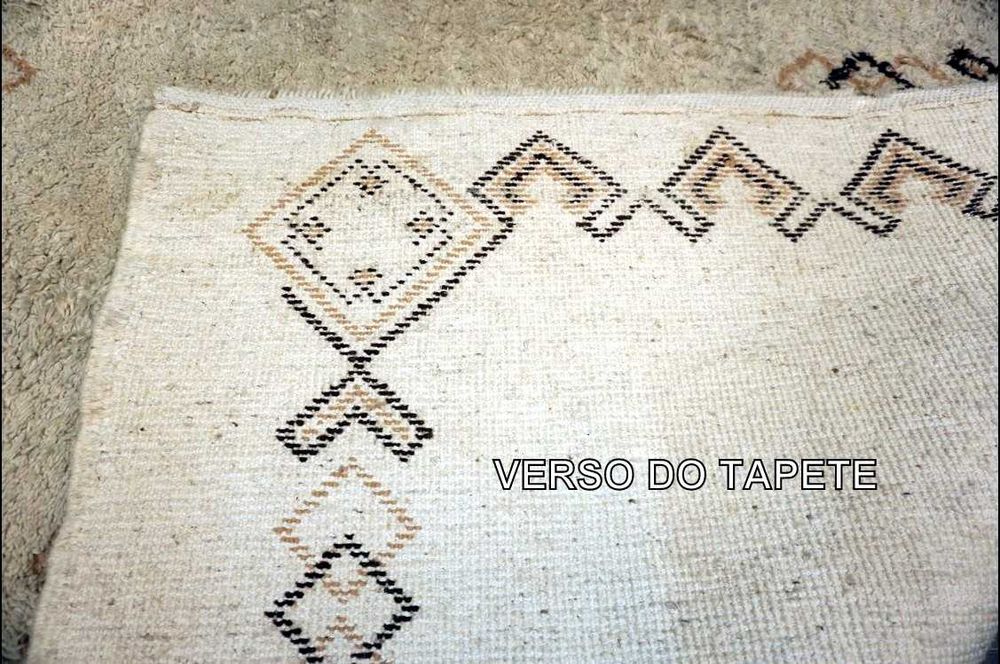 Tapete BERBERE BENI OURAIN (Atlas) em Lã, 215cm x 160cm, muito expesso