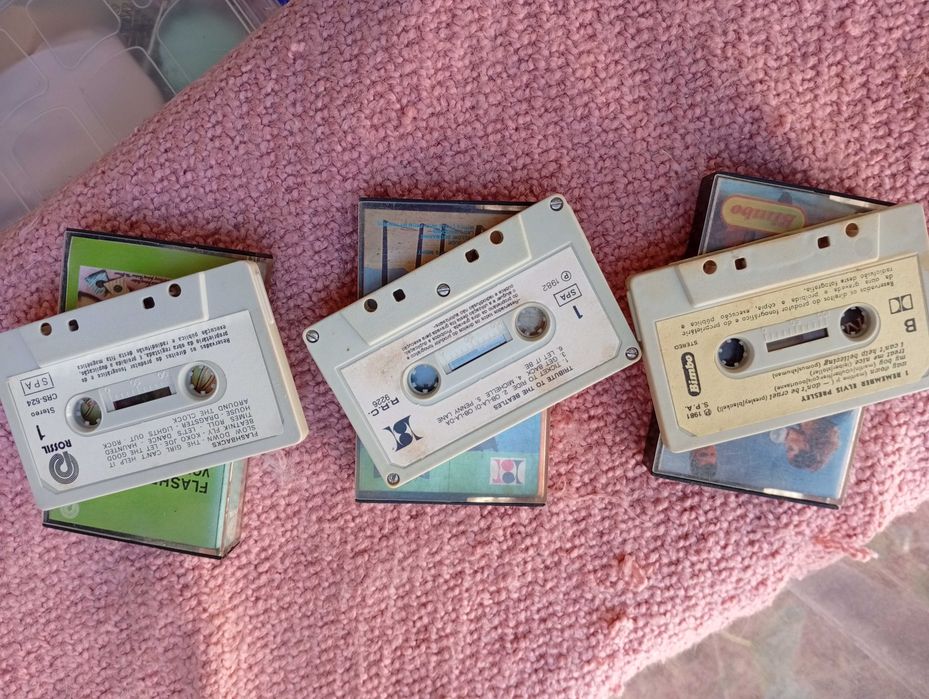 Cassetes de musica vintage