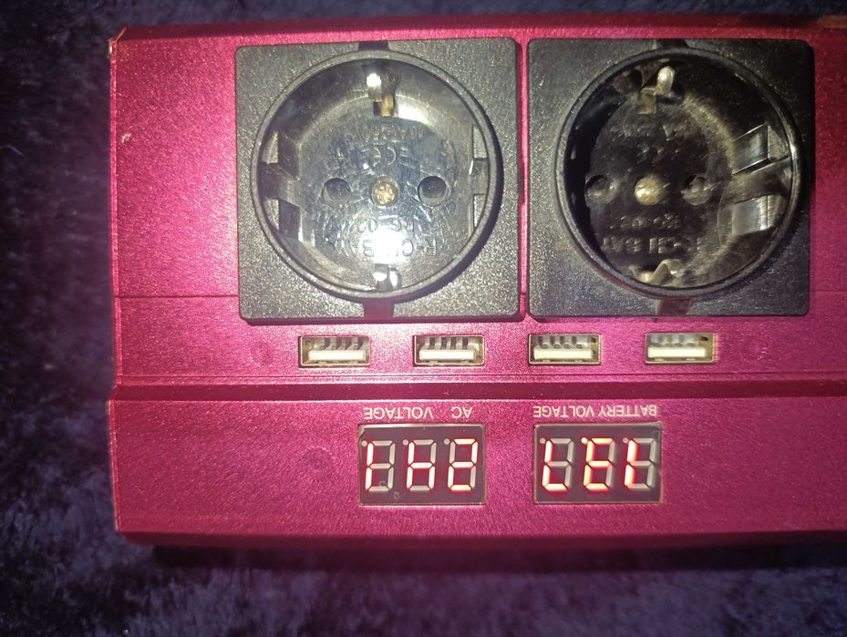 Інвертор перетворювач напруги Power Inverter 2000W 12-220V,