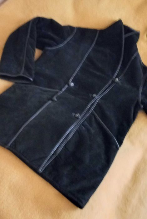 Kożuszek marki C&A z naturalnej skóry zamszowej (ircha)OBNIŻKA CENY