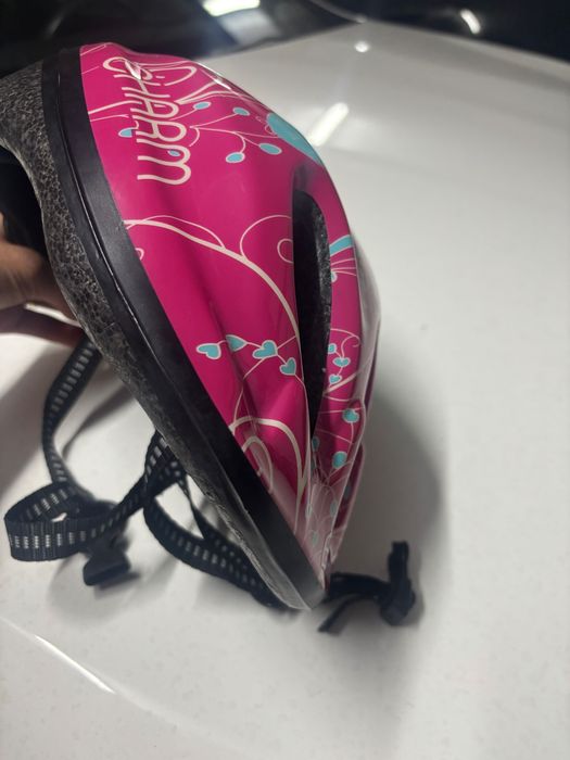 Capacete rosa de menina 4-9 anos