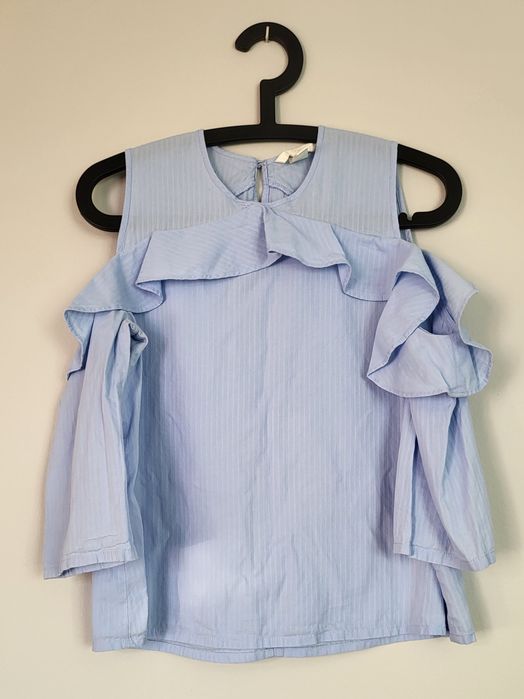 Koszula z wycięciami na ramiona a'la hiszpanka H&M