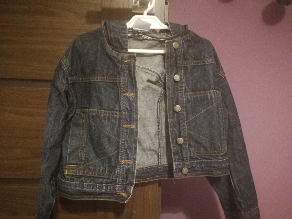 Kurtka jeansowa 116, jak nowa